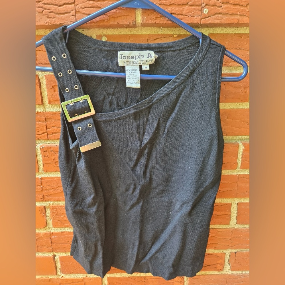 Black Joseph A. Buckle Shirt